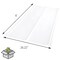 Sunsky 5V 26.22 in. x 6 ft. Clear Polycarbonate Roof Panel, 5PK 401026 - alternate 3